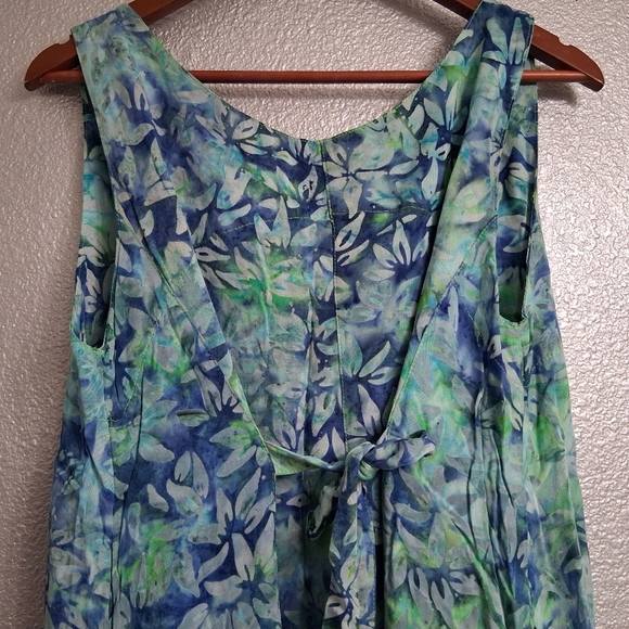 Ko'i Aloha Sleeveless Floral Button Up Dress   Size S - Picture 11 of 13